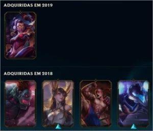 CONTA GOLD 2 SKIN ULTIMATE - League of Legends LOL