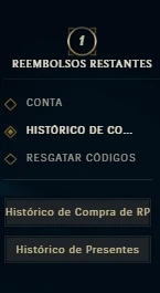 CONTA GOLD 2 SKIN ULTIMATE - League of Legends LOL