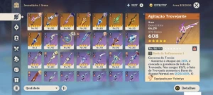 AR 56 Vários 5 estrelas com assinatura - Genshin Impact