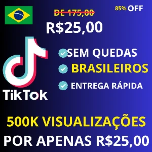 500K Visualizações no TikTok