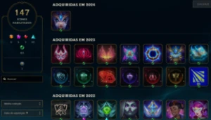 Conta Nível 211 Diamante IV +na descrição - League of Legends LOL