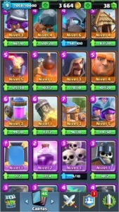 Conta Clash Royale Arena 10