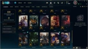 Conta Unranked Lv. 31 + 33 campeões - League of Legends LOL