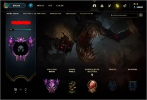 conta lol mestre mmr alto 50k essência - League of Legends