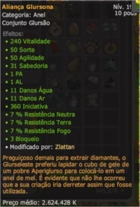 Aliança Glursona Exo PA Servidor Spiritia - Dofus