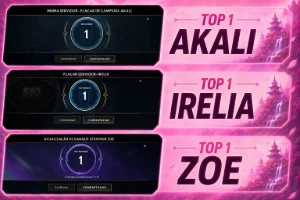 Elojob Wild Rift - Top 1 Akali - Top 1 Irelia - Top 1 Zoe - League of Legends: Wild Rift LOL WR