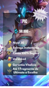 [Br] Conta Smurf Unranked - Escolha A Skin Ultimate - League of Legends LOL