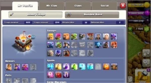 CV11 Clash of clans (Email Único) + 1400 Gemas