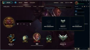 Conta Prata - League of Legends LOL