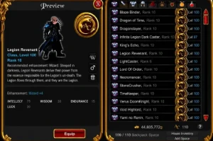 Conta Aqw Endgame, Hero Mart, Classe Calendario, Raros - Adventure Quest World