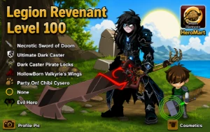 Conta Aqw Endgame, Hero Mart, Classe Calendario, Raros - Adventure Quest World