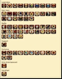 Conta Aqw Endgame, Hero Mart, Classe Calendario, Raros - Adventure Quest World