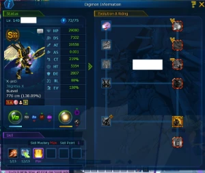 Conta NADMO Alphamon - digimon Masters online