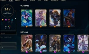 CONTA LOL MESTRE TODOS CHAMPS 128 PL TODOS CHAMPS 347 SKINS - League of Legends