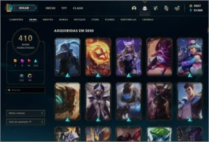Conta com todos os campeões - League of Legends LOL
