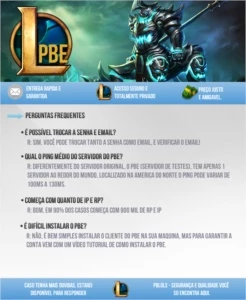 Lol PBE League of Legends - Preço justo