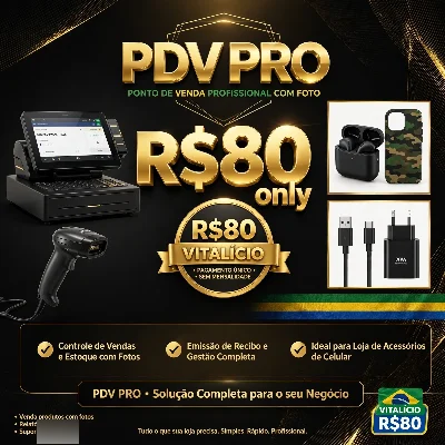 PDV PRO - Sistema Ponto de Venda Profissional com Foto + Lei - Sites, Lojas e Sistemas Prontos Sites e Scripts