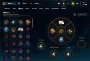 Conta Unranked com 35 Champs e 2 Skins + 1 Fragmento - League of Legends LOL