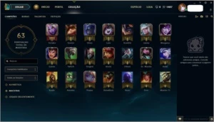 Conta Platina IV 21 Champs, Ez pulsefire no espólio - League of Legends LOL
