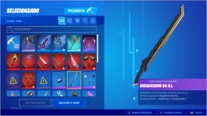 Conta Fortnite (Season 4 do capitulo 2 até a season 8)