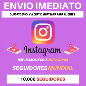 SEGUIDORES INSTAGRAM ENVIO IMEDIATO - Redes Sociais
