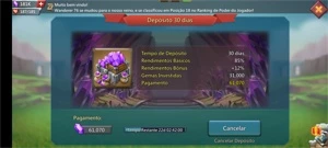 Conta Lords Mobile T4