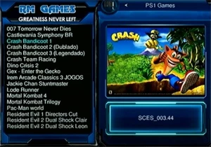 kit nostalgia jogos no pendrive para Playstation 2 - Outros