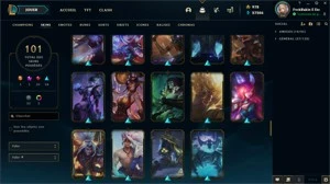 CONTA LEAGUE OF LEGENDS 1300 REAIS GASTO LOL