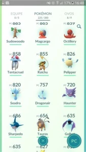 Conta Pokemon Go Level 20 Team Mystic - Pokémon
