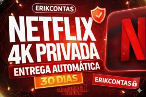 Netflix 4K- Tela Privada Exclusiva Por 30 Dias [Automatica)