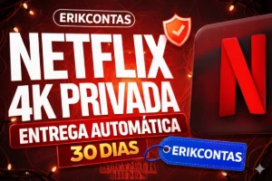 Netflix 4K- Tela Privada Exclusiva Por 30 Dias [Automatica) - Assinaturas e Premium