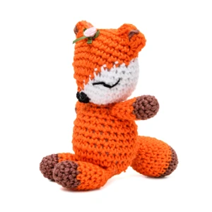 Raposinha Laranja Amigurumi - Artesanato e Personalizados