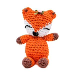 Raposinha Laranja Amigurumi - Artesanato e Personalizados