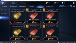 Guerreiro NA122 lv73 Com passe de cobre, 1k de gold - MIR4
