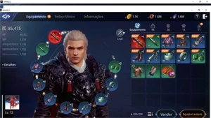 Guerreiro NA122 lv73 Com passe de cobre, 1k de gold - MIR4