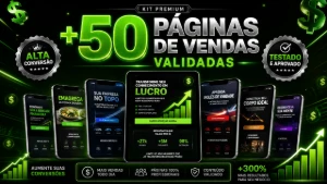 Kit com mais de 50 paginas de vendas para anúncios validadas - Serviços Digitais