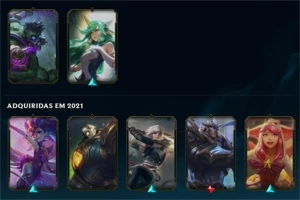 Conta league of legends platina 3 LOL