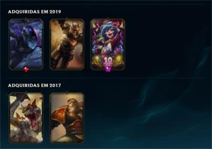 Conta league of legends platina 3 LOL