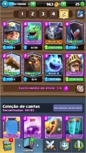 Clash Royale Arena 10/Xp 9/4 Lendárias!