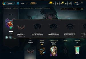 Unranked com 125 Champs e 180 Skins ( TOP / MID / JG ) - League of Legends LOL