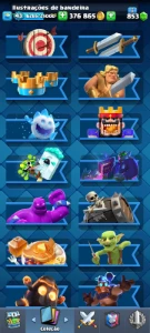 Conta Top Gg Real Com 5 Evoluções [Troféus: 7400] [Nivel:43] - Clash Royale