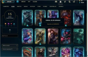 Conta main adc 15 skins gold 4 na solo duo - League of Legends LOL