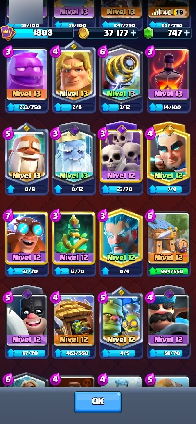 Conta Clash Royale 7 anos Level 16Max