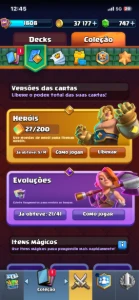 Conta Clash Royale 7 anos Level 16Max