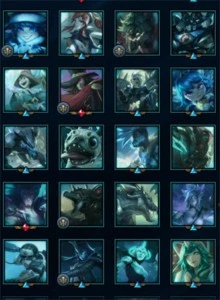 CONTA LOL; UNRANKED c/ MMR PLAT 1; 186 SKINS; 1330 RP's - League of Legends