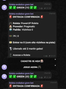 Grupo Vip De Sinais Em Números Roleta Power Up! - Outros