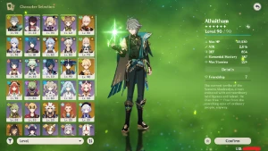 Conta Genshin Impact AR 56 Com varios personagens e armas 5*