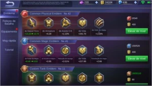 Mobile legends Lenda IV + skins