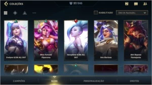 CONTA WILD RIFT ESMERALDA III - 27 SKINS - League of Legends: Wild Rift LOL WR