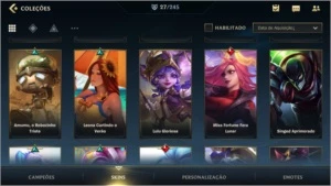 CONTA WILD RIFT ESMERALDA III - 27 SKINS - League of Legends: Wild Rift LOL WR